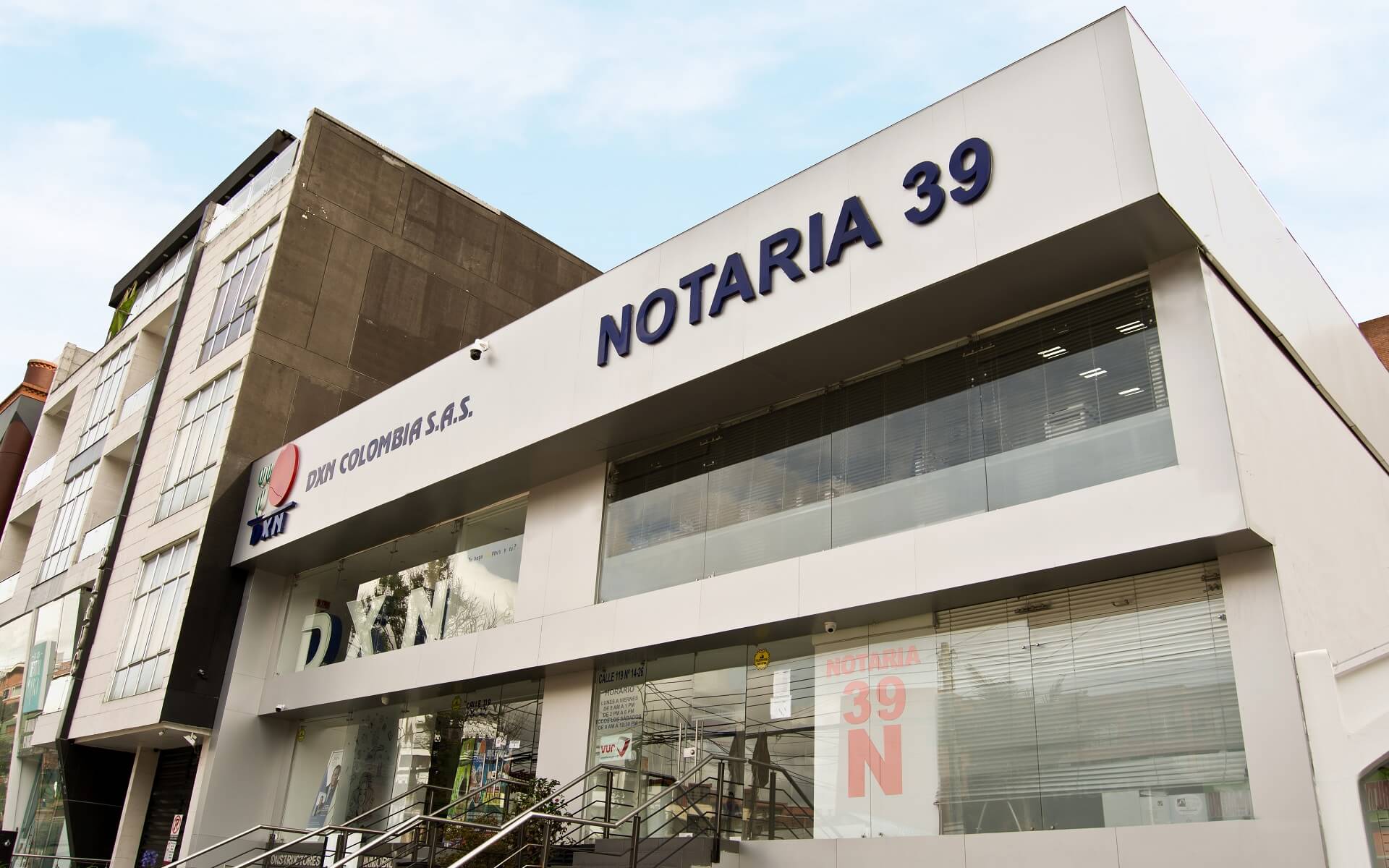 Notaria 39 treinta y nueve Bogotá fachada